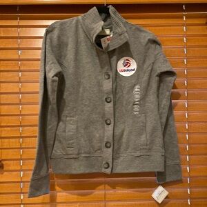 USA Volleyball sweat jacket size small (a1)